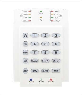 10 Zon Kablolu Dikey Led Keypad - 1