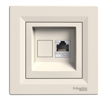 Schneider-Asfora 1*Rj45 Konnektörsüz Çerçevesiz/Eph4370523 - Schneider Electric