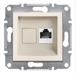Schneider-Asfora 1*Rj45cat6-Utp Çerçevesiz/Eph4770123 - Schneider Electric