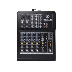 2 Mono 2 Stereo 6 Kanal Deck Mikser - Topp Pro