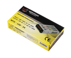 24V 4 25A 100W Metal Kasalı Mervesan AC-DC Slim Adaptör - Mervesan