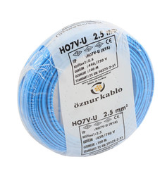 2.5mm NYA Kablo Tek damar Bakır Kablo 100 mt - Öznur-Borsan