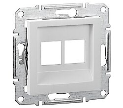 Schneider-Asfora 2*Rj45 Konnektörsüz Çerçevesiz/Eph4470521 - Schneider Electric