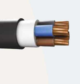2x6 Mm2 Nyy-U 0.6-1kv Black Cable - 1