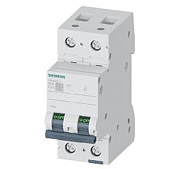 32A 2 Fazlı 70 Mm Anahtarlı Otomatik Sigorta 6ka C Tipi Yavaş Karakterli - Siemens
