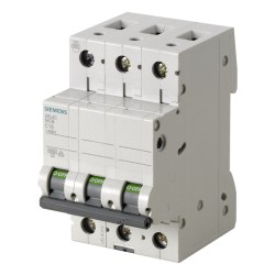 3A-3 Phase; 70MM Switched Auto Fuse; 6ka; Type C;- 5SL6302-7 - Siemens