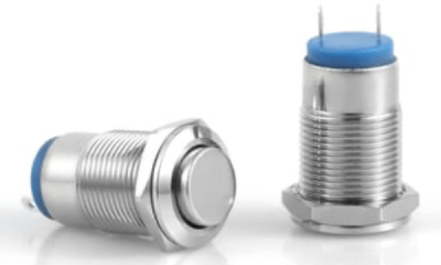 3faz 12 mm Çıkık Işıksız Metal Anahtar IP65 - 1