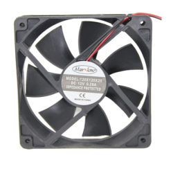 3faz 120x120x25 mm DC Fan 12V 0,25A Kompakt Soğutma Fanı - 3faz