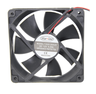 3faz 120x120x25 mm DC Fan 12V 0,25A Kompakt Soğutma Fanı - 1