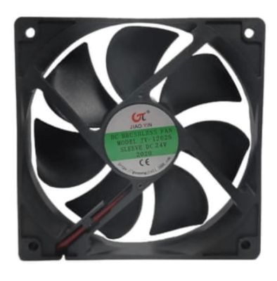 3faz 120x120x25 mm DC Fan 24V 0,45A JIAO YIN Yüksek Performans Soğutma Fanı - 1