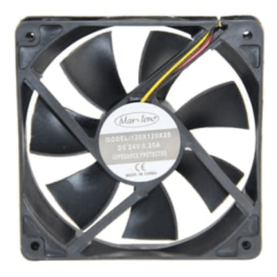 3faz 120x120x25 mm DC Fan 24V 3 Pinli 0,25A Kompakt Soğutma Fanı - 1
