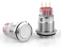 3faz 19 mm Işıksız Metal Anahtarlı Düz Tip 3P IP67 Endüstriyel Kontrol Anahtarı - 3faz