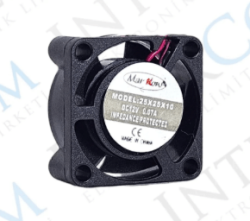 3faz 25x25x10 mm DC Fan 12V 0,07A Kompakt Soğutma Fanı - 3faz