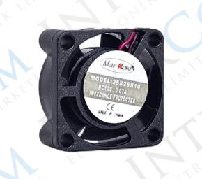 3faz 25x25x10 mm DC Fan 12V 0,07A Kompakt Soğutma Fanı - 1