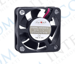 3faz 30x30x10 mm DC Fan 12V 0,11A Kompakt Soğutma Fanı - 3faz