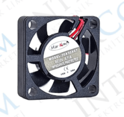 3faz 30x30x7 mm DC Fan 12V 0,71A Kompakt Soğutma Fanı - 3faz