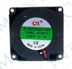 3faz 40x40x10 mm DC Fan 12V 0,05A Salyangoz Tipi Mikro Soğutma Fanı - 3faz