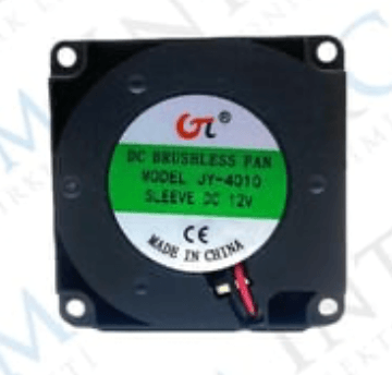 3faz 40x40x10 mm DC Fan 12V 0,05A Salyangoz Tipi Mikro Soğutma Fanı - 1