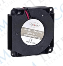 3faz 40x40x10 mm DC Fan 12V 0,07A Salyangoz Tipi Mikro Soğutma Fanı - 3faz