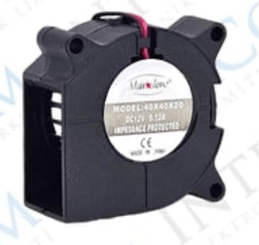 3faz 40x40x20 mm Salyangoz Fan 12V 0,12A Mikro Blower Soğutma Fanı - 1