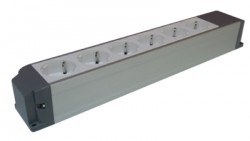 3FAZ 55X243X50 6 MODULE ALUMINUM SOCKET BLOCKS - 3faz