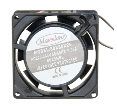 3faz 80x80x25 mm AC Fan 220V 0,08A Panel Tipi Soğutma Fanı - 1