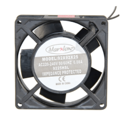 3faz 92x92x25 mm AC Fan 220V 0,08A Panel Tipi Soğutma Fanı - 3faz