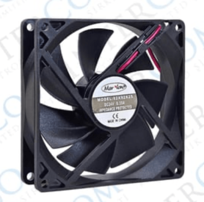 3faz 92x92x25 mm DC Fan 12V 0,45 AMP Yüksek Performans Kompakt Soğutma Fanı - 1