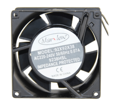 3faz 92x92x38 mm AC Fan 220V 0,07A Endüstriyel Soğutma Fanı - 1