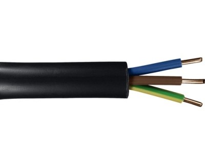 3x1.5 Mm2 Nyy-U 0.6-1kv Black Cable - 1