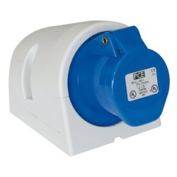 Mete Enerji 3x16a Ip44 Duvar-prizi-Eğik Gövdeli-Vidalı Bağlantı-406602v - Mete Enerji