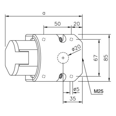 Mete Enerji 3x16a Ip44 Duvar-prizi-Eğik Gövdeli-Vidalı Bağlantı-406602v - 2