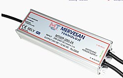 400 Watt 24V IP67 Mervesan Adaptör I MTWP-400-24 - Mervesan