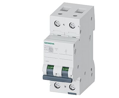 40A 2 Fazlı 70 Mm Anahtarlı Otomatik Sigorta 6ka C Tipi Yavaş Karakterli - 1