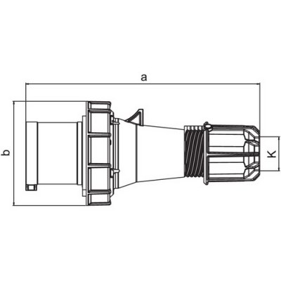 Mete Enerji 4x63a Ip67 Düz Fıs-406116 - 2