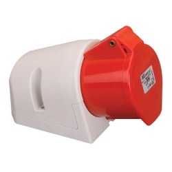 Mete Enerji 5x16a Ip44 Duvar Prızı-Eğik Gövdelı-406607 - Mete Enerji