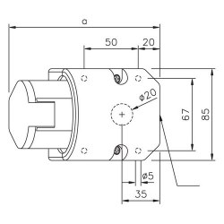 Mete Enerji 5x16a Ip44 Duvar Prızı-Eğik Gövdelı-406607 - 2