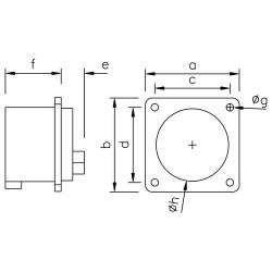 Mete Enerji 5x16a Ip44 Makıne Fısı-Düz-Vidalı Bağlantı-406209v - 2