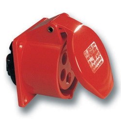 Mete Enerji 5x16a Ip44 Makıne Prızı-Düz-Vidalı Bağlantı-406510v - Mete Enerji