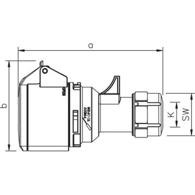 Mete Enerji 5x16a Ip44 Uzatma Prızı-Vidalı Bağlantı-406405v - 2