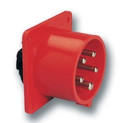 Mete Enerji 5x32a Ip44 Makine Fişi-Düz-Vidalı Bağlantı-406221v - Mete Enerji