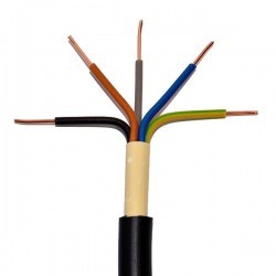 5x6Mm2 Nyy-U 0.6-1kv Siyah Kablo Kablo - 2