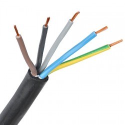 5x6Mm2 Nyy-U 0.6-1kv Black Cable - 1