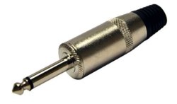 6 3MM Mono Plug Metal - Contech