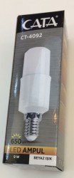 Cata 9w Led Ampul (Beyaz) ( E-14 ) Ct-4092b - Cata