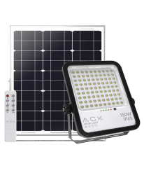 ACK 150W Solar LED Projektör 6500K -AT65-19432- - ACK