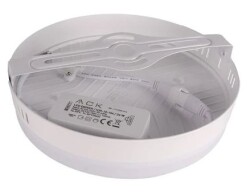 ACK 24 W Yuvarlak Sıva Üstü Çerçevesiz Led Panel Beyaz 6500 K - AP11-02430 - ACK
