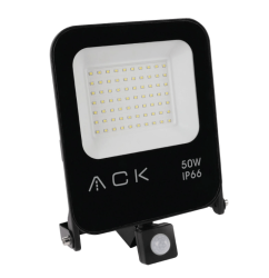 ACK 50W Sensörlü LED Projektör 6500K -AT62-25032- - ACK