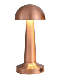 ACK Dokunmatik Kontrollü Bakır Masa Lambası -AF11-00297- - ACK