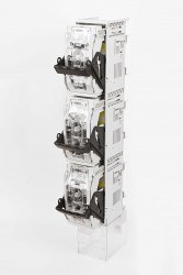 Apator-3x400A Dikey Sigortalı Yük Ayırıcı NH Boy 2 Ayrı Açmalı-ARS 2-1-M - Apator